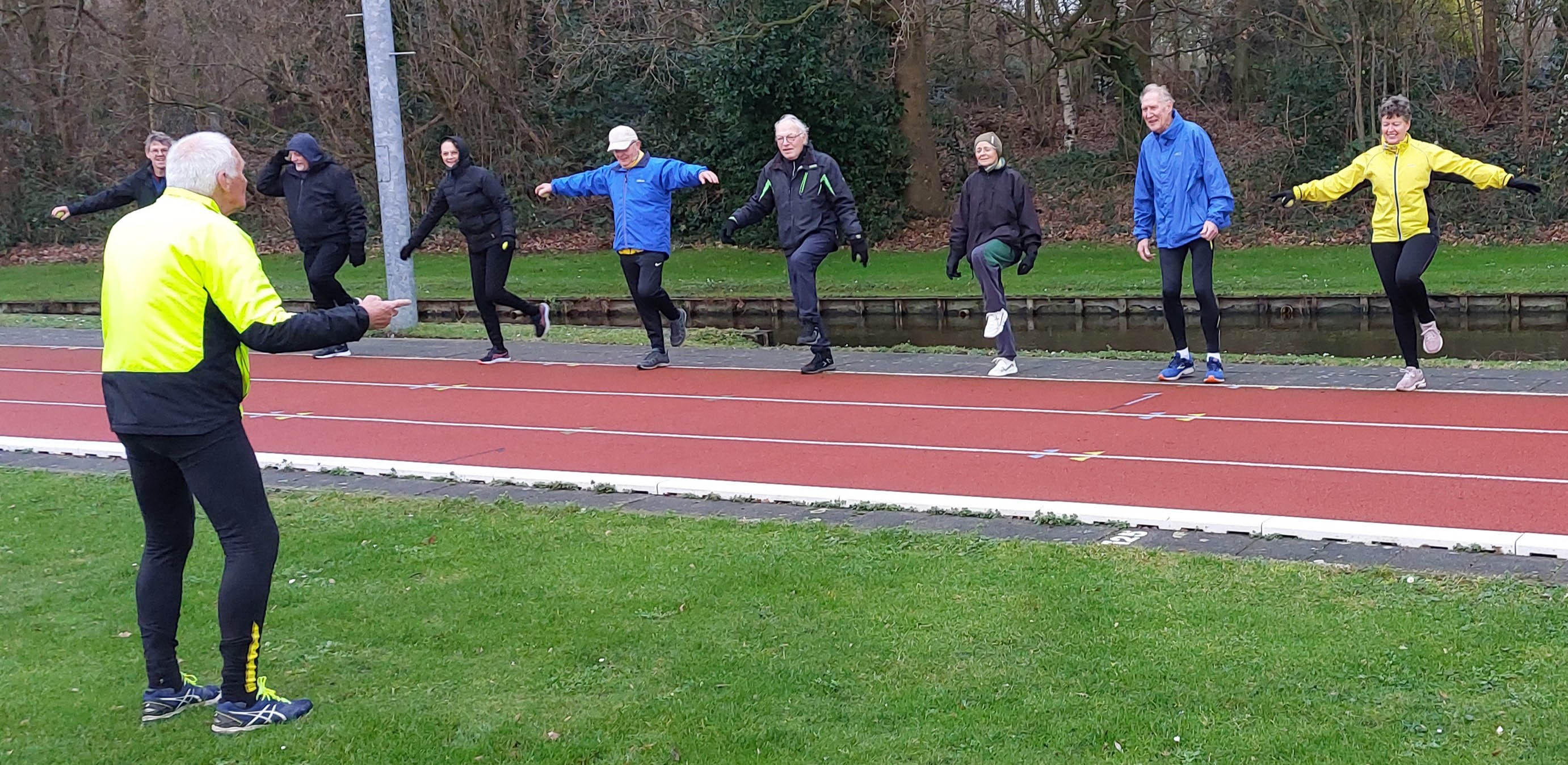 Oldstars hardlopen bij Sportclub Antilope in Waddinxveen